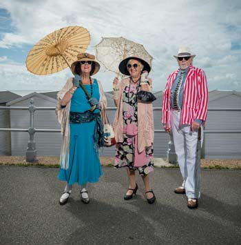 Dressed for the Roaring 20s in Bexhill (thumbnail)